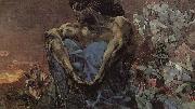 Arnold Bocklin The Seated Demon oil painting artist